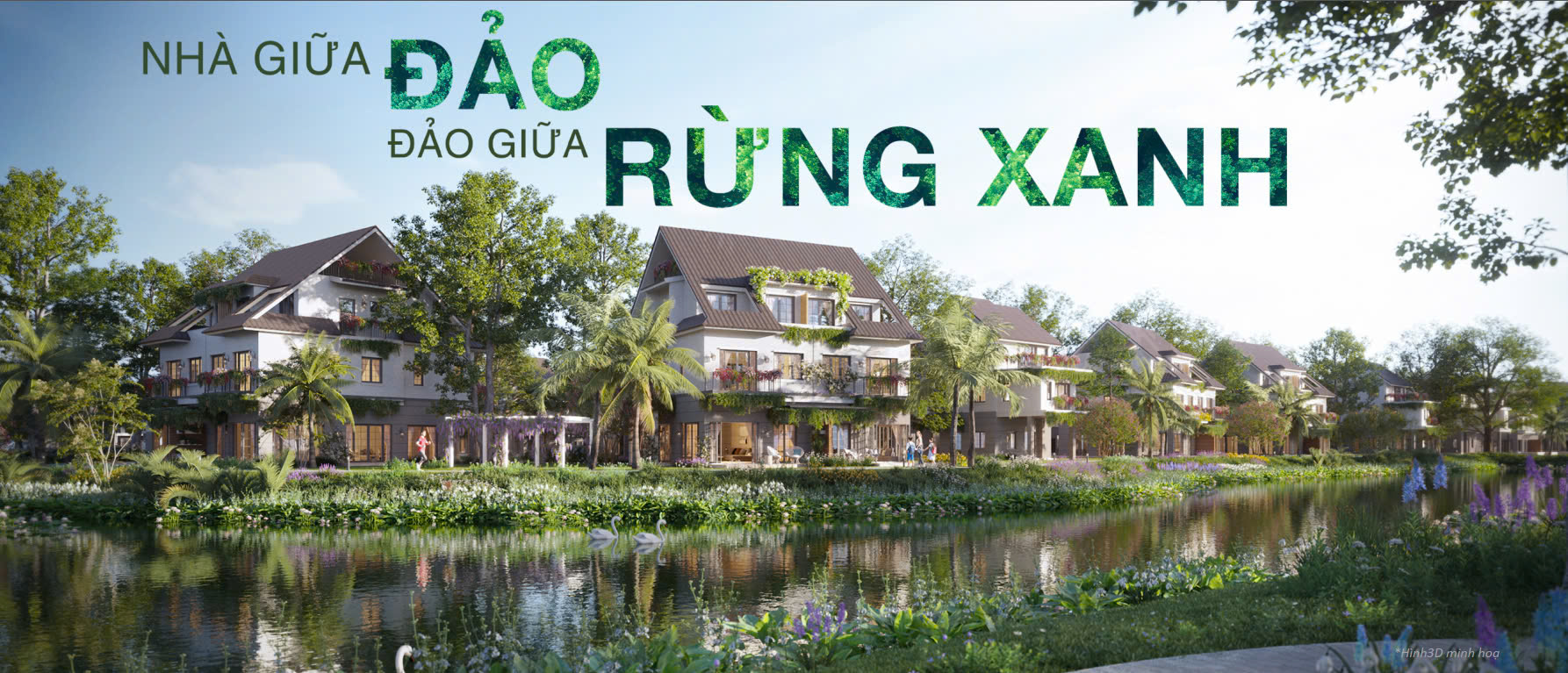 biệt thự đảo eco central park