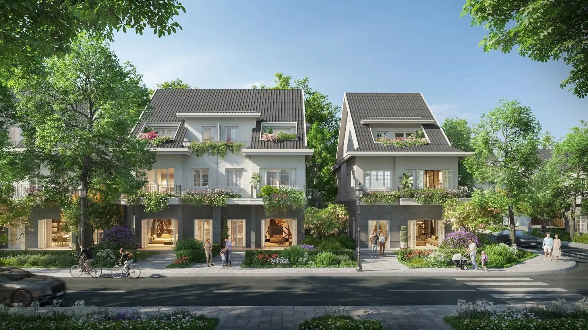 Mau biet thu dao central island eco central park