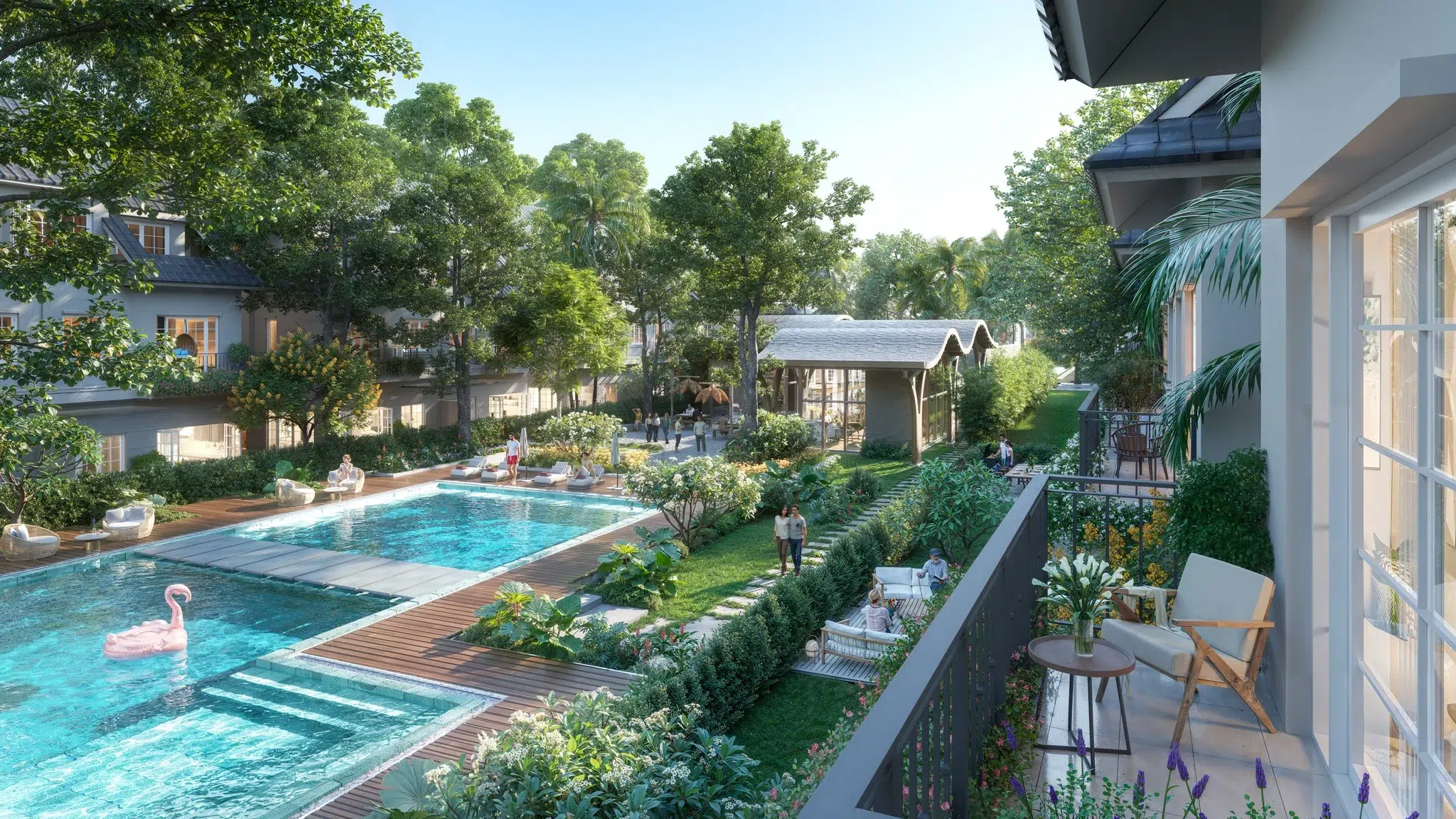 View be boi tu biet thu dao central island eco central park