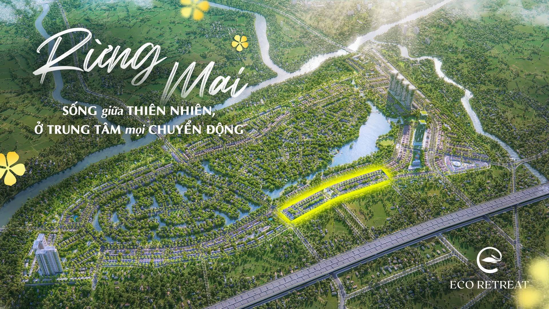 Vi tri rung mai eco retreat long an